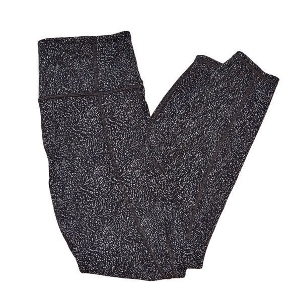 Athleta Lightning Static 7/8 Tight Size Small Petite Black White SuperSonic EUC - Picture 3 of 7